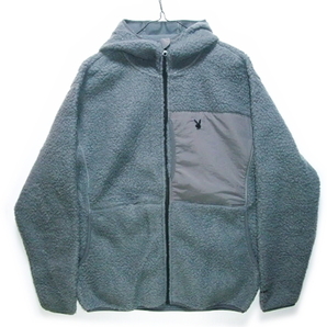 即決■★PLAYBOY★■ボアフリースジャケット・SIZE=M