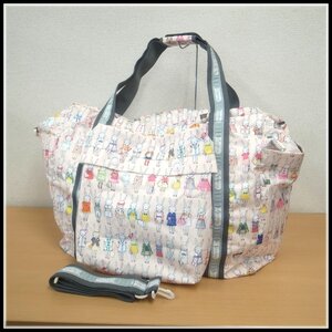 9421T LeSportsac レスポートサック fifi lapin フィフィラパン アーティスト イン レジデンス ボストンバッグ ナイロン ウサギ柄