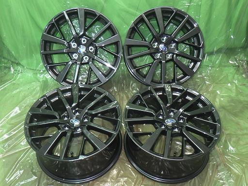 スバル純正　18インチホイール4本　スタッドレス付 中古【スバル】フォレスター純正18インチホイール4本セット 流用