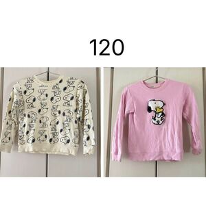 スヌーピー キッズ トレーナー 2枚セット