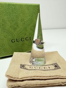 1円 GUCCI リング シルバー グッチ Ag925 指輪 アクセサリー