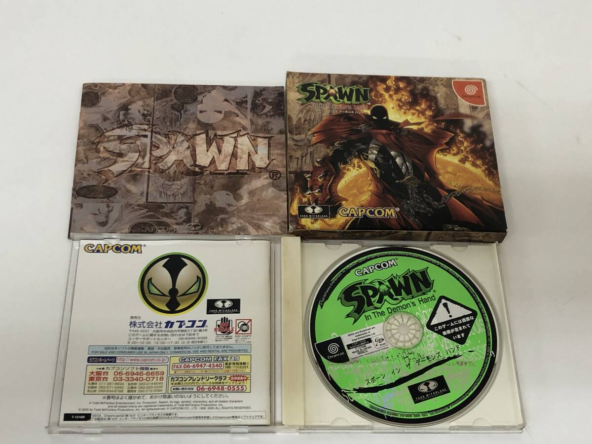 スポーン イン ザ デーモンズ ハンド ドリームキャスト 帯 ハガキ付き Amazon.co.jp: DC スポーン イン ザ デーモンズハンド（帯