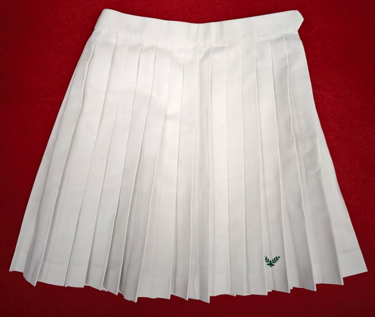 【希少】テニス用スコート　プリーツスカート型　白　サイズＭぐらい※昭和レトロ 希少】テニス用スコート プリーツスカート型 白 サイズMぐらい
