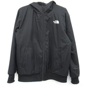 KR233913 ザ・ノースフェイス ナイロンジャケット リバーシブル テックエアー フーディ ブラック NT62186 XLサイズ THE NORTH FACE 中古