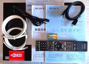 SONYブルーレイレコーダー BDZ-EX200, 高級機種,新品東芝 2TB換装,すぐ使える,2番組同時録画,HDD録画 ダビング再生/市販BD DVD CD再生快調