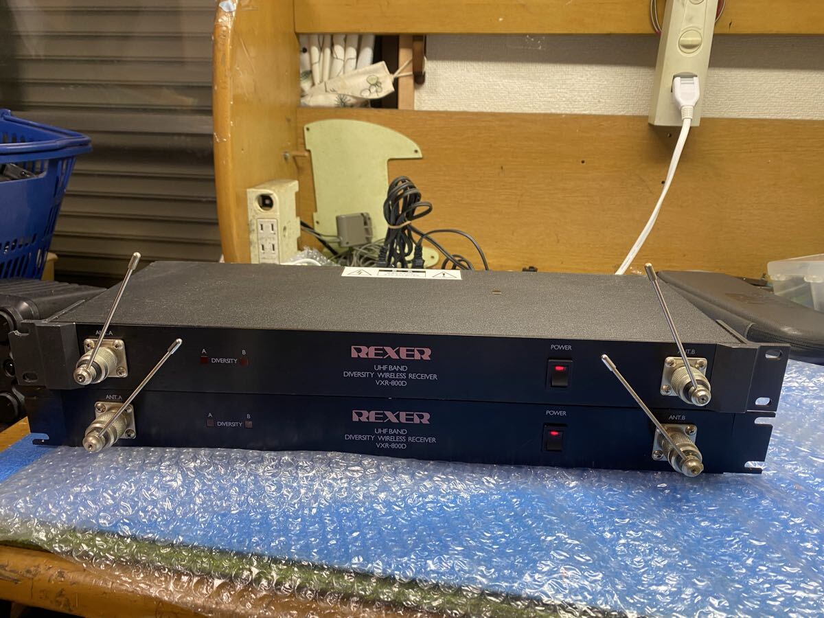 【完動・美品】REXER VXR-800D＜AKGピンマイクC409付属＞ 完動・美品】REXER VXR-800D＜AKGピンマイクC409付属＞ - メルカリ
