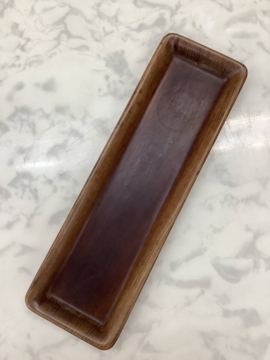 煎茶道具 唐木製 煎茶盆 長方盆 / 煎茶道具★時代物★3C0721 唐木 唐木盆 煎茶盆 煎茶道具 長方盆 長方型 配膳 木製 33cm