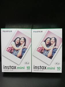 00送料¥180!チェキフィルム10枚入りを2個合計20枚新品未使用