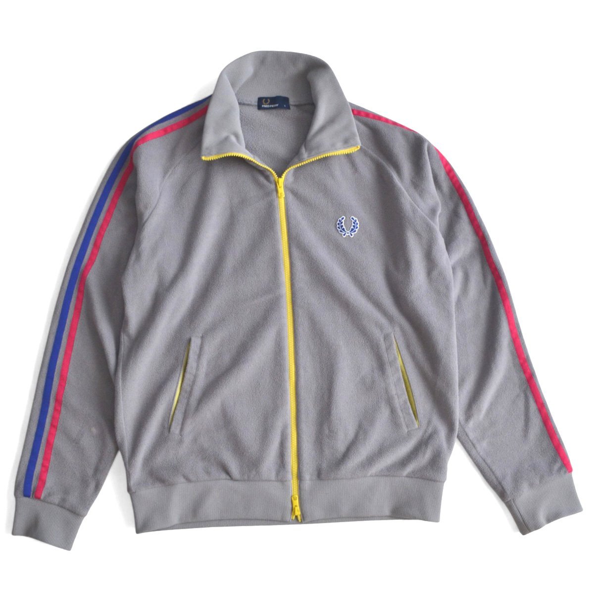 フレッドペリー☆XL～2XL☆ライトグレー☆イエローストライプ☆ジャージ☆B2 楽天市場】フレッドペリー メンズ トラックジャケット ジャージ