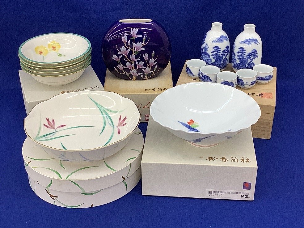 Yahoo!オークション -「香蘭社 花瓶」(ブランド別) (食器)の落札