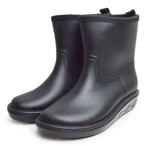 在庫処分■新品【23.5~24cm】レインブーツ レディース 晴雨兼用 ブーツ 防水 防滑 シューズ ショート丈 ハイカット 雨 靴 レイン