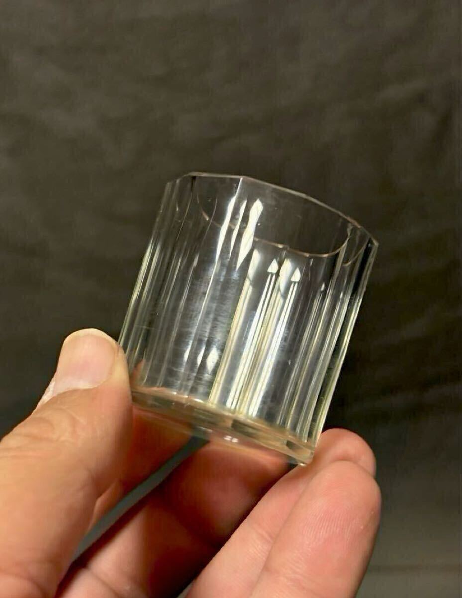 ウランガラス　ぐい呑　ショットグラス　橙 ウランガラス ぐい呑 ショットグラス 橙