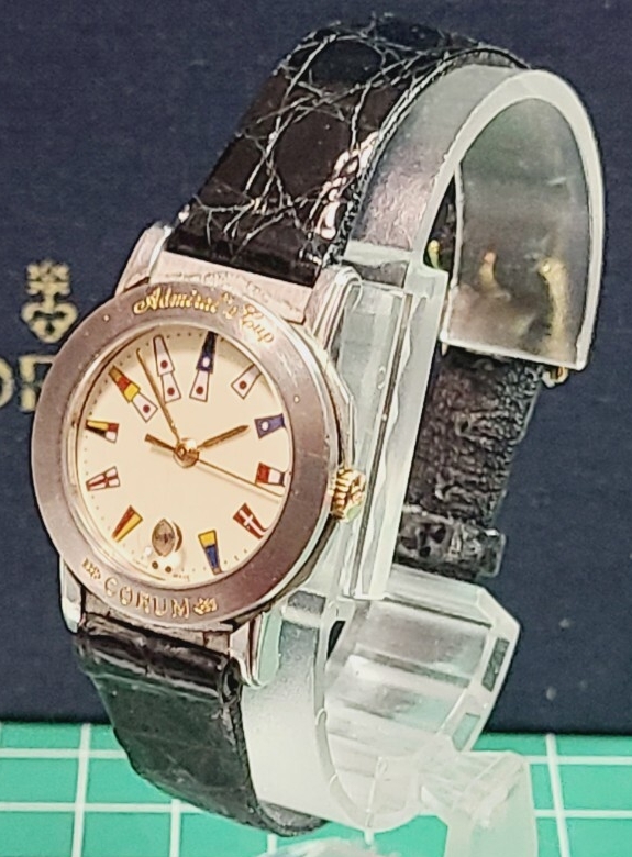 CORUM コルム純正 ステンレス尾錠 革バンド ラグ幅17mm CORUM コルム純正 ステンレス尾錠 革バンド ラグ幅17mm CORUM