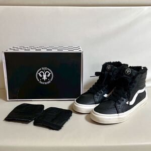 未使用 VANS/バンズ × RON HERMAN/ロンハーマン Sk8-Hi Reissue T.O. CA (Year of the Sheep)VN-016IG9U ハイカットレザースニーカー 26.5
