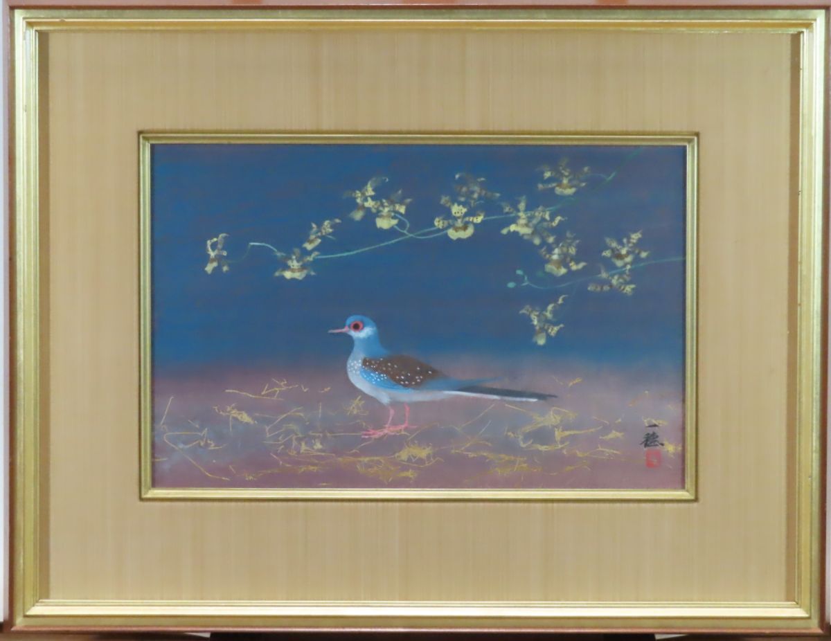 ◆稗田一穂◆作品名　鶴鳴◆10号◆絵画 ◇稗田一穂◇作品名 鶴鳴◇10号◇絵画