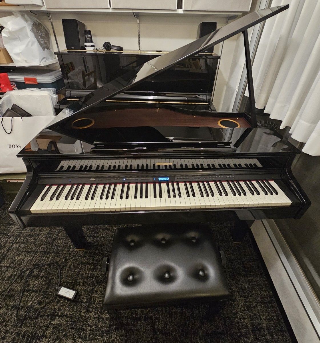 ❤️超美品❤️Roland 電子ピアノ ブラック Yahoo!オークション -「ローランド電子ピアノ」の落札相場・落札価格