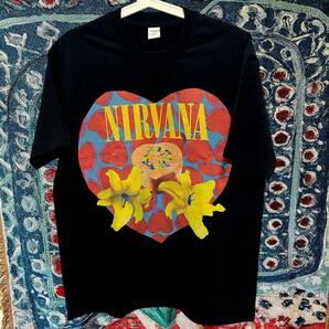 NIRVANA ティーシャツ 半袖 メンズ ヴィンテージリプリント L XL 8 レア ニルヴァーナ リプリント Tシャツ 半袖 メンズ 新品 個性的 黒 9