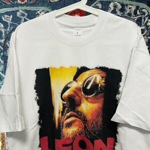 画 レオン ジャンレノ カットソー Tシャツ半袖 新品未使用 ホワイト LEON 映画 メンズ 半袖 Tシャツ 新品 映画 L XL ホワイト 2