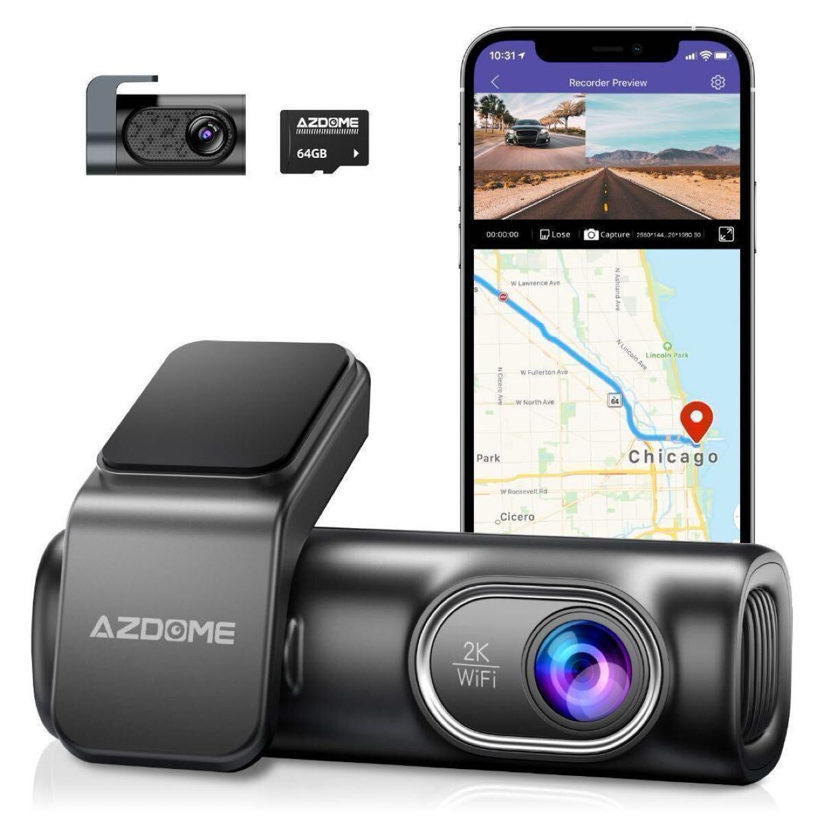 Yahoo!オークション -「ドライブレコーダー 360」の落札相場