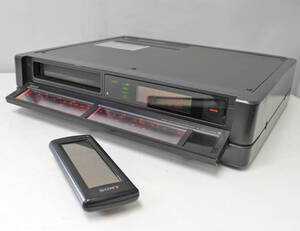 再生/早送り/巻き戻し確認済み SONY SL-2100 Beta ビデオデッキ リモコン、取説付 ソニー ハイバンドベータ β 現状渡し ys030