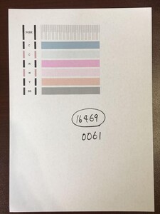 【H16469】プリンターヘッド ジャンク 印字確認済み QY6-0061 CANON キャノン PIXUS IP4300 IP5200 MP600 MP830