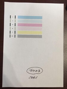 【H16403】プリンターヘッド ジャンク 印字確認済み QY6-0061 CANON キャノン PIXUS IP4300 IP5200 MP600 MP830