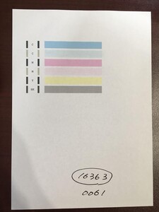 【H16363】プリンターヘッド ジャンク 印字確認済み QY6-0061 CANON キャノン PIXUS IP4300 IP5200 MP600 MP830