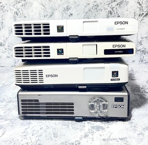 7114//EPSON EMP-732 EB-1735W EB-1761W EB-1776W プロジェクター 4台セット ジャンク品