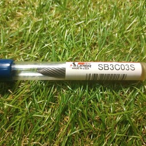 スーパーツール SB3C03S 超硬バー シャンク径6mm (砲弾型) シングルカット 刃径:9.5mm (JANコード:4967521222174)