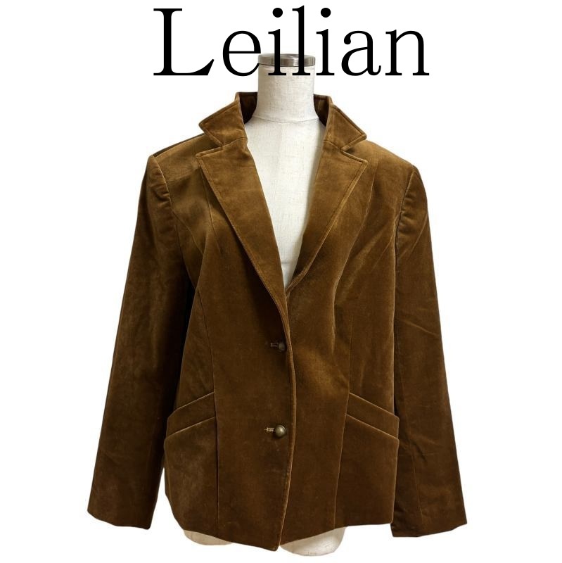 美品 Leilian レリアン ウール コート 中綿 ジャケット 裏地チェック レリアン Leilian コート （グレー系） - ファッション通販