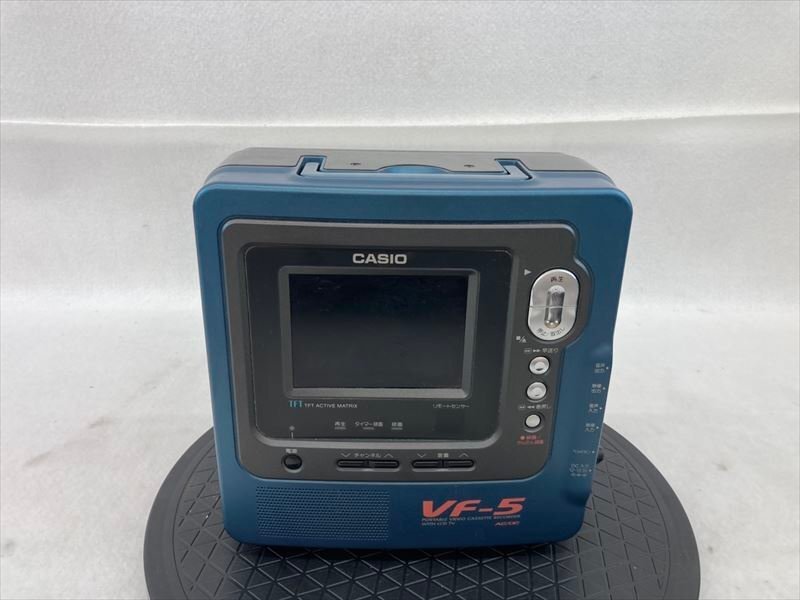 レトロ　CASIO ポータブルテレビ VHS ビデオ　VF-5SR リモコン付き Yahoo!オークション - 超希少 美品 CASIO VF-5 VHS カシオ 液晶