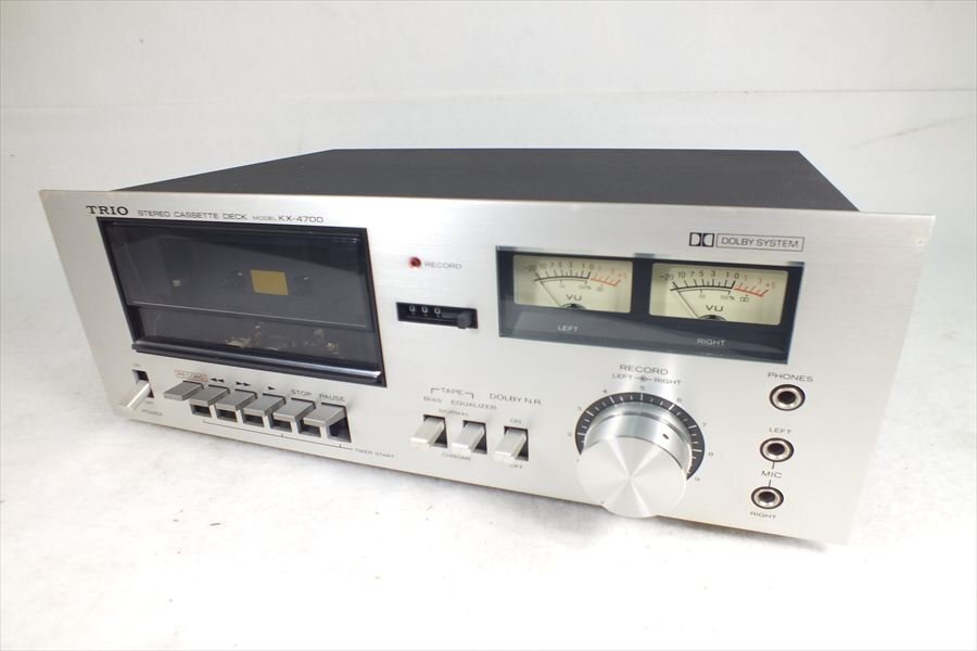 ②TRIO KX-3700G トリオ カセットデッキ 昭和 レトロ ②TRIO KX-3700G トリオ カセットデッキ 昭和 レトロ