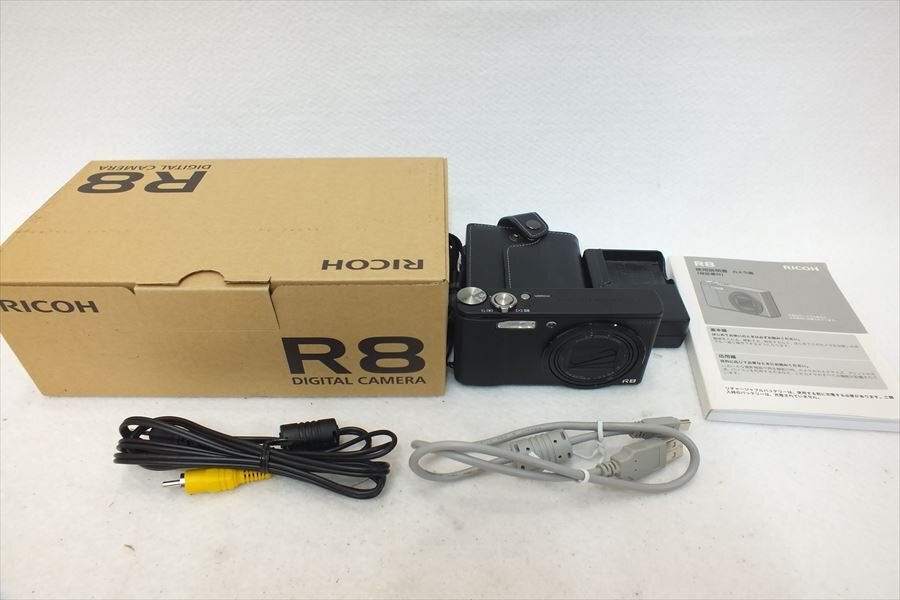 RICOH R8 コンパクトデジタルカメラ　中古 中古：AB(良品)】リコー R8 BKブラック | 2447500027515