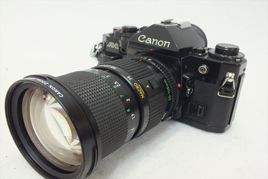 美品☆動作良好☆ Canon キャノン A-1 ブラック レンズ付 8045 A-1 - キヤノンカメラミュージアム