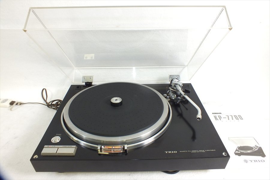 TRIO - TRIO KP-7700 レコードプレーヤー 中古 パーツ取りや修理用に！ TRIO - TRIO KP-7700 レコードプレーヤー 中古 パーツ取りや修理