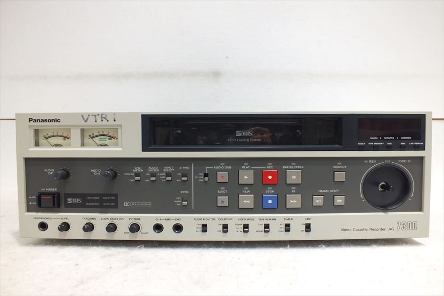 ★【 中古/動作品 】★ PANASONIC AG-7650/再生確認済み】 Panasonic AG-7650 High End SVHS VCR Plays Fine | eBay