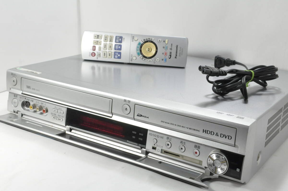 パナソニック DMR-EH75V VHS⇔DVD⇔HDD ビデオデッキ！整備済み DMR-EH75V｜HDD内蔵ビデオ一体型DVDレコーダー