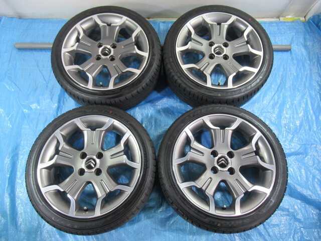 シトロエンC3エアクロス　ホイール【中古】 シトロエンC3 エアクロス純正アルミホイール215/50R17 タイヤ1本