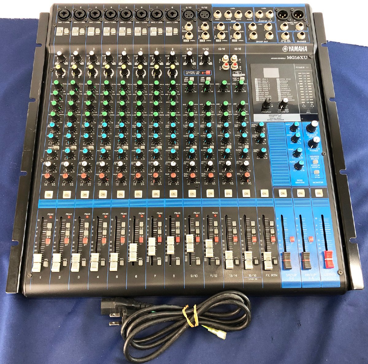 [美品・動作確認済]Yamaha MG16XUアナログミキサー 元箱・付属品完備 ヤマハ(YAMAHA)|アナログミキサー|HARDOFFオフモール（オフモ