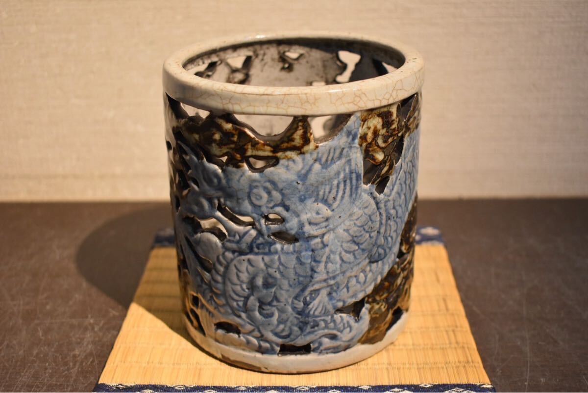 唐物 陶器 中国 景德鎮 清時代 骨董 古美術 香筒 筆筒 工芸品 Yahoo!オークション -「景徳鎮 壺」の落札相場・落札価格