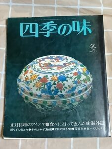 料理誌■四季の味 昭和56年32号冬■料理歳時記 京都の老舗:本田商店 冬めく頃の献立 東京の鳥料理 握りずし今昔