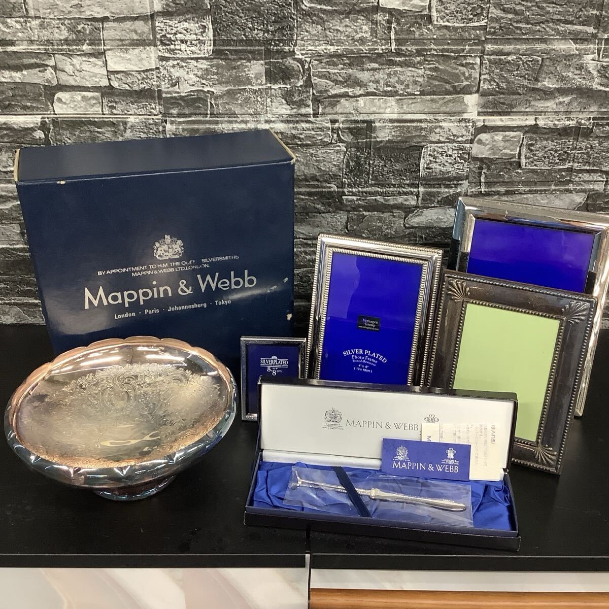 Mappin&Webb マッピンアンドウェブ トレー 箱付き 保管品 Mappin&Webb マッピンアンドウェブ トレー 箱付き 保管品