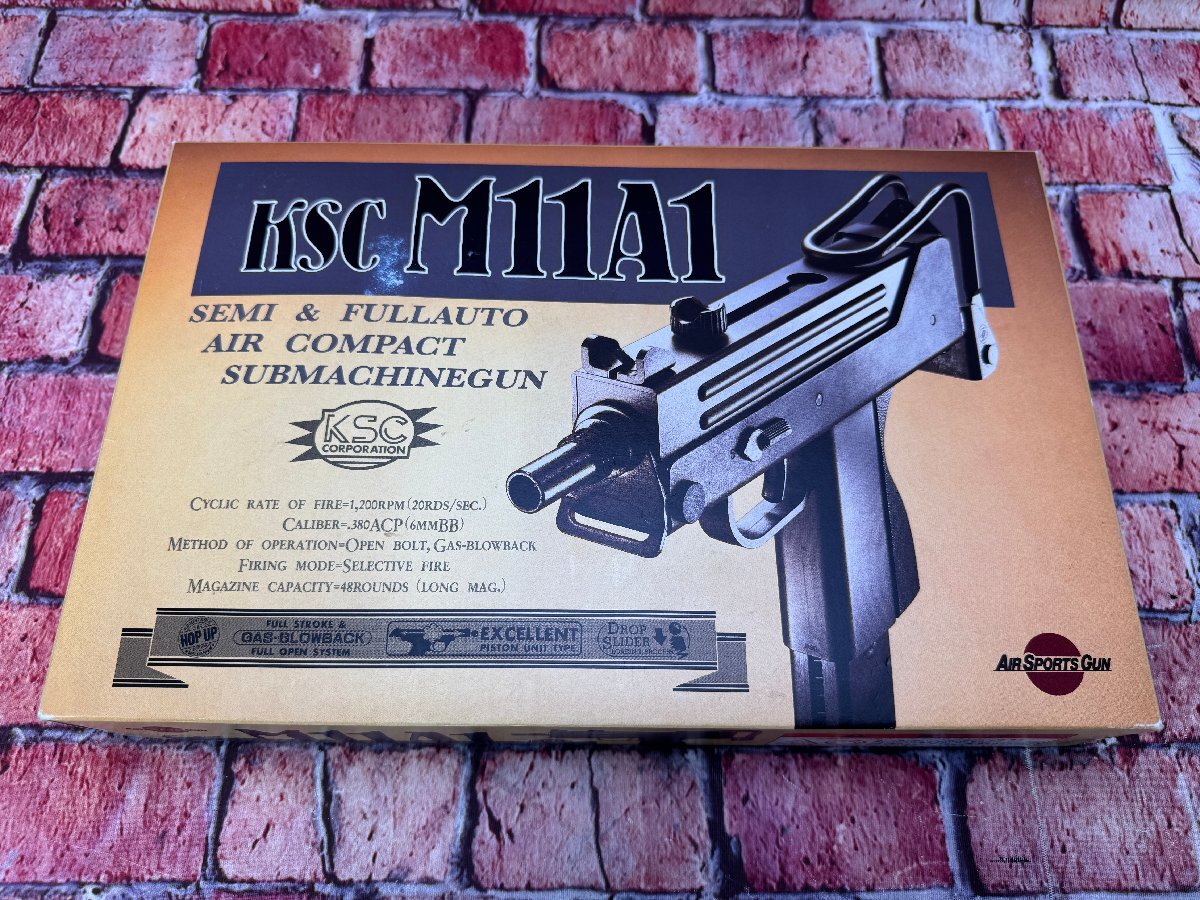 作動快調な美品！KSC M11A1 セミ・フルオートガスブロ！マガジン漏れなし！ 超高速フルオート！ KSC M11A1 HW システム7をレビュー: まる吉