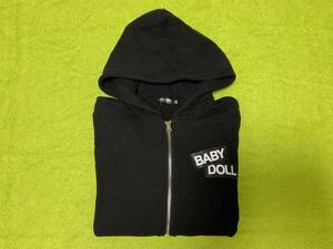 BABY DOLL BLACK LABEL 160サイズ パーカー ブラック