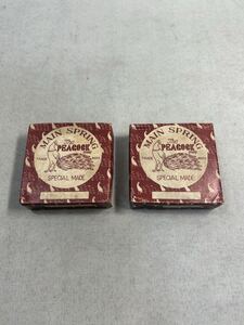 時計 掛時計 部品 ゼンマイ メインスプリング 未使用品リズム30日巻?