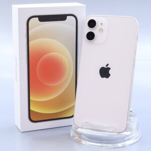 Apple iPhone12 mini 128GB White A2398 MGDM3J/A バッテリ74% ■SIMフリー★Joshin4489【1円開始・送料無料】