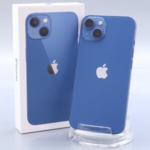 Apple iPhone13 128GB Blue A2631 3J831J/A バッテリ96% ■SIMフリー★Joshin4851【1円開始・送料無料】