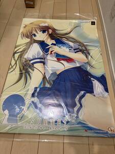 アンダーバーサマー ダブルシャープ _summer ## 波多野小奈美 B2 ポスター 壁掛け 当時物 PS2 美少女 グッズ