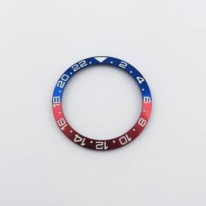 【青色発光】 腕時計 修理交換用 社外部品 セラミック ベゼル インサート 青赤 ペプシ 【対応】ロレックス GMTマスター 116710 Rolex