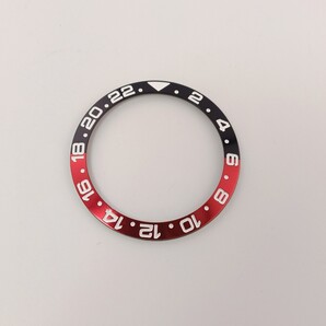 腕時計 修理交換用 社外部品 セラミック ベゼル インサート 黒赤 コーク シート付属 【対応】ロレックス GMTマスター 116710 Rolex